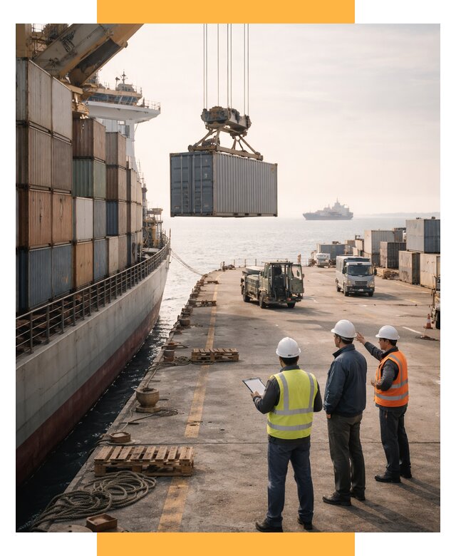 Морские перевозки грузов по миру от 45621 р. | СетСервис-Прр