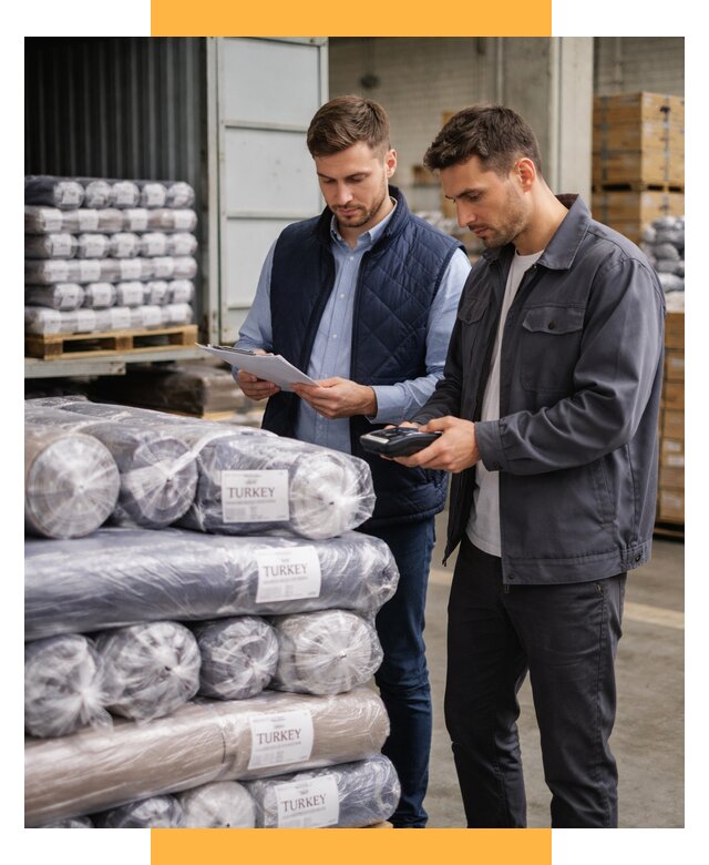 Доставка текстиля из Турции от 45621 р. под ключ, СетСервис-Прр