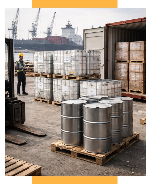 Доставка химического сырья из Индии от 253450 р. | СетСервис-Прр