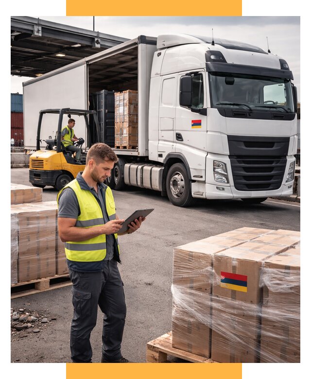 Автоперевозки из Армении от 96311 р. — услуги СетСервис-Прр