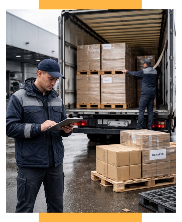 Доставка грузов из Беларуси от 15207 р. логистика СетСервис-Прр