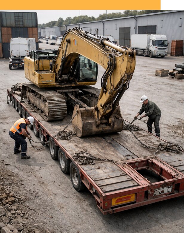 Перевозка спецтехники по России и миру от 45621 руб