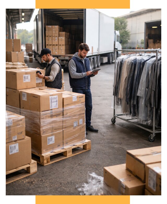 Перевозка и доставка одежды из Китая от 7604 р., СетСервис-Прр