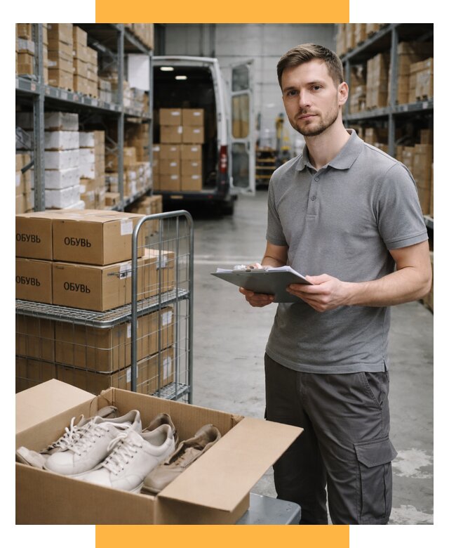 Доставка обуви из Китая и Турции от 4562 р. СетСервис-Прр