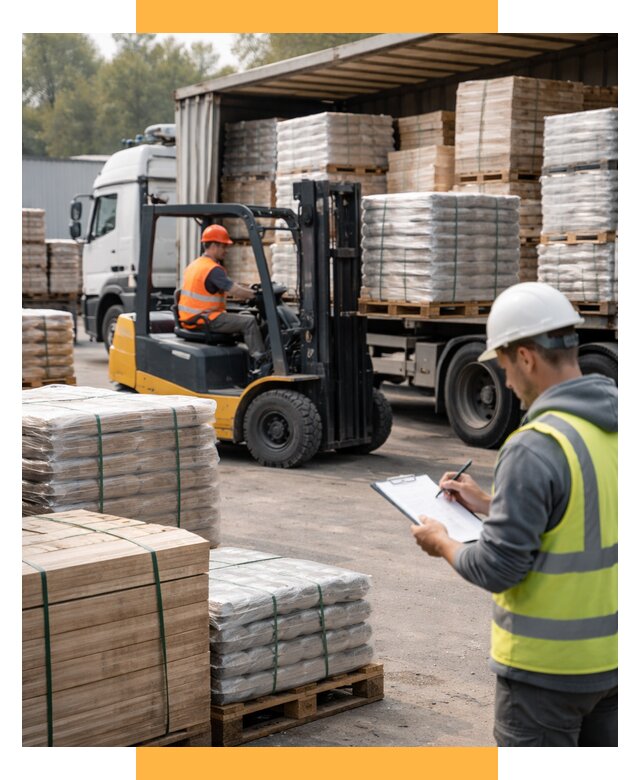 Перевозка строительных материалов от 5576 р. | СетСервис-Прр