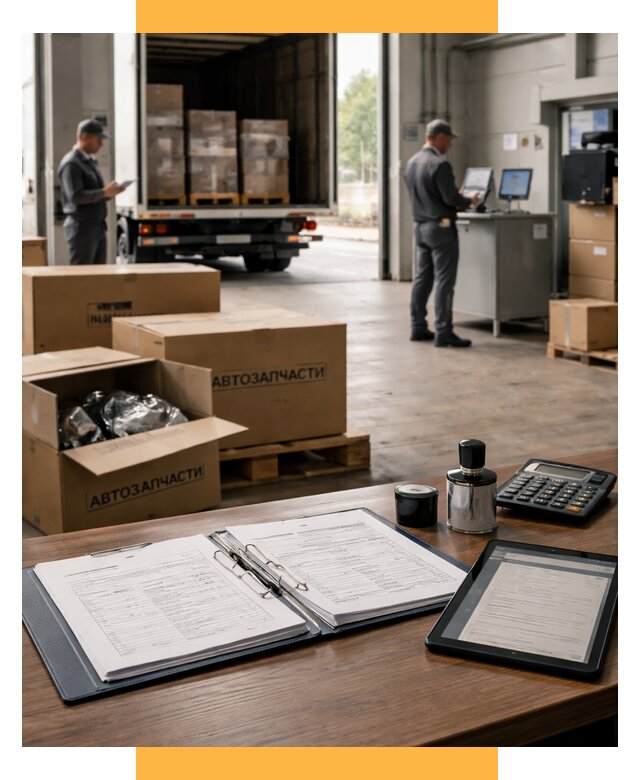 Таможенное оформление автозапчастей под ключ от 8617 р., СетСервис-Прр