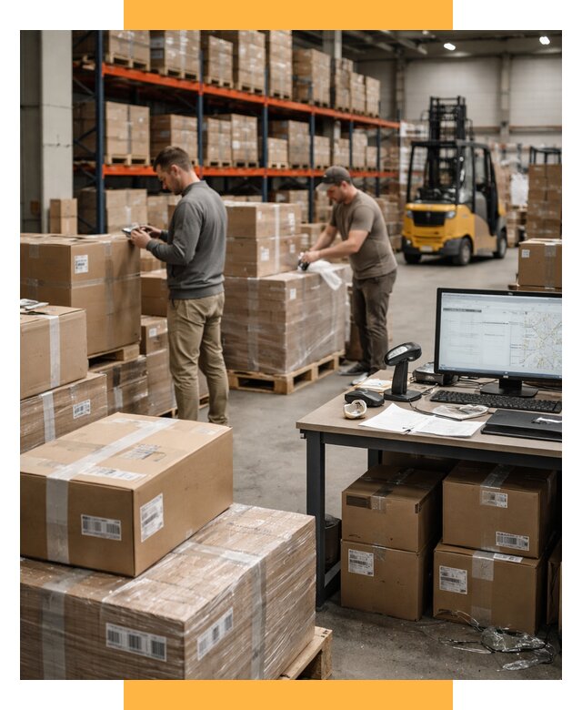 Склад консолидации в Европе от 6590 р., услуги СетСервис-Прр